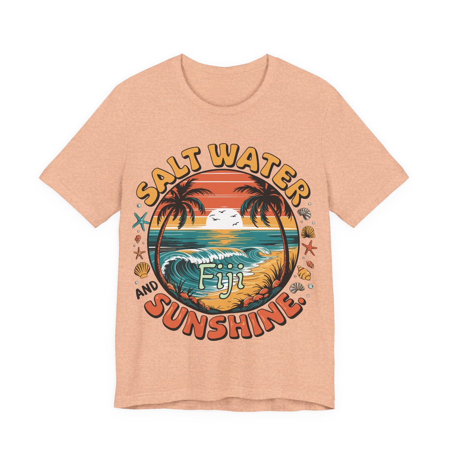 Fiji Vacay/Summer Vibes Unisex T-shirt. (Salt Water and Sunshine)