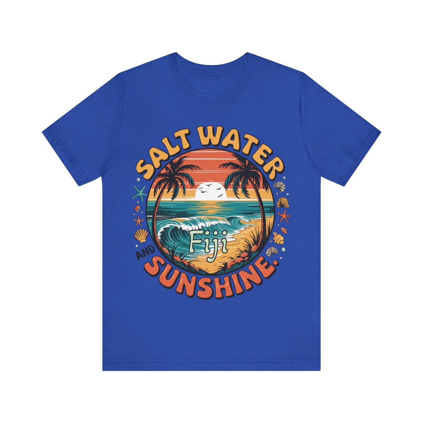 Fiji Vacay/Summer Vibes Unisex T-shirt. (Salt Water and Sunshine)