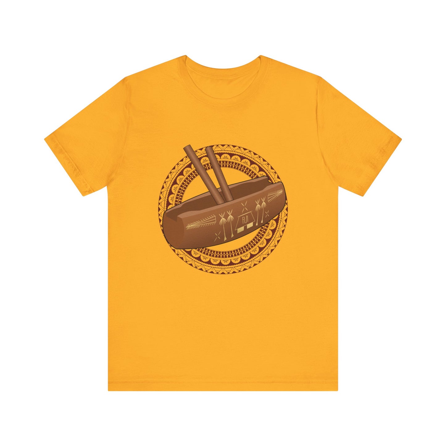 Fijian Lali Unisex T-Shirt (Fijian Drum)