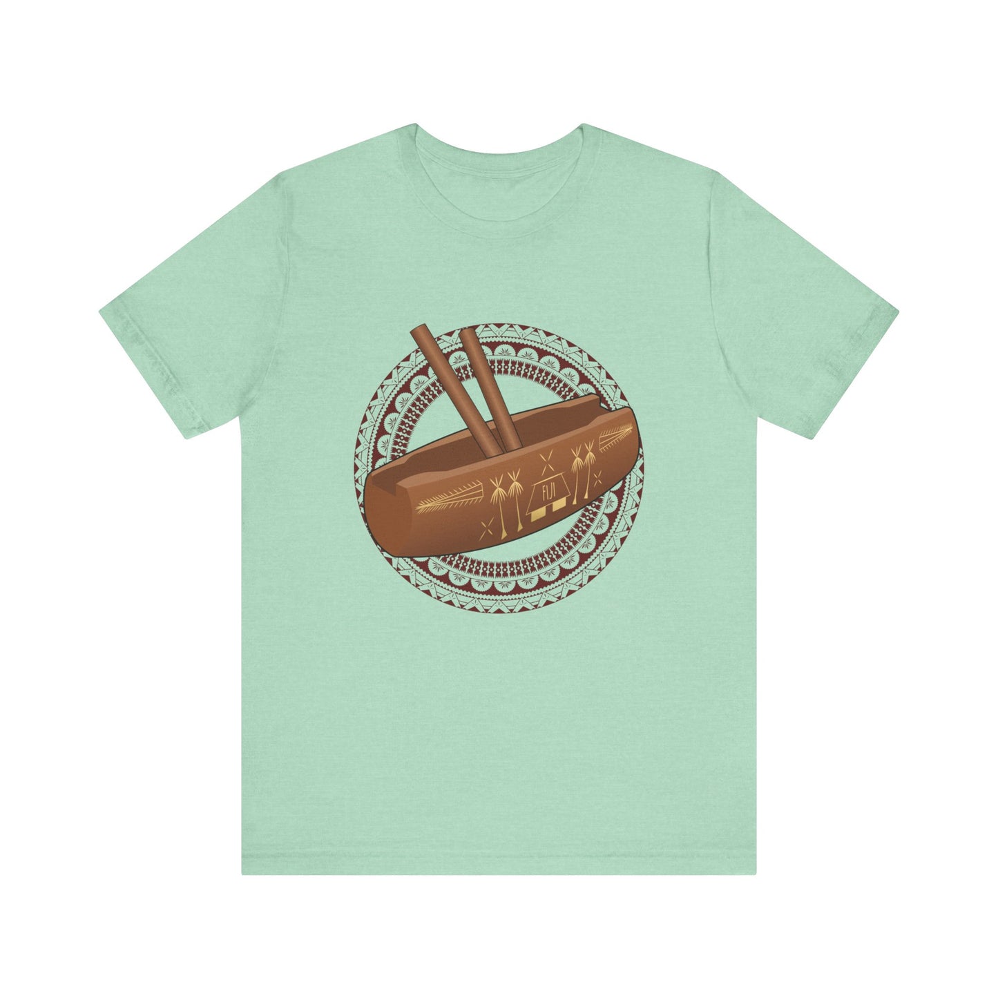 Fijian Lali Unisex T-Shirt (Fijian Drum)