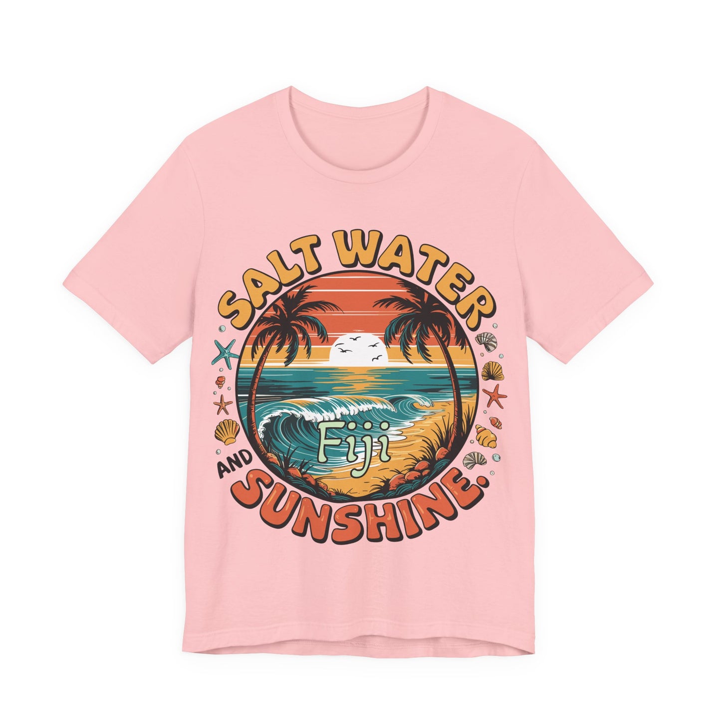 Fiji Vacay/Summer Vibes Unisex T-shirt. (Salt Water and Sunshine)