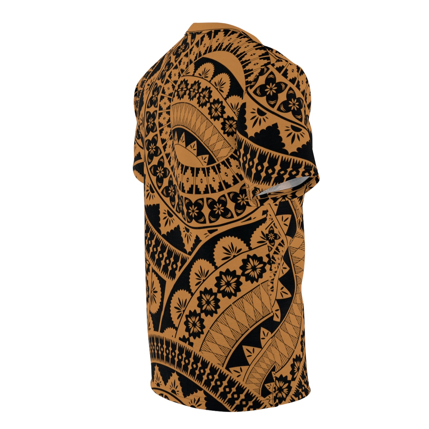 Fijian Masi seamless Pattern Unisex ALL OVER PRINT (AOP) design - Brown