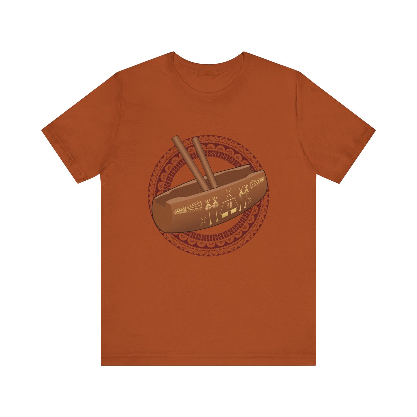 Fijian Lali Unisex T-Shirt (Fijian Drum)