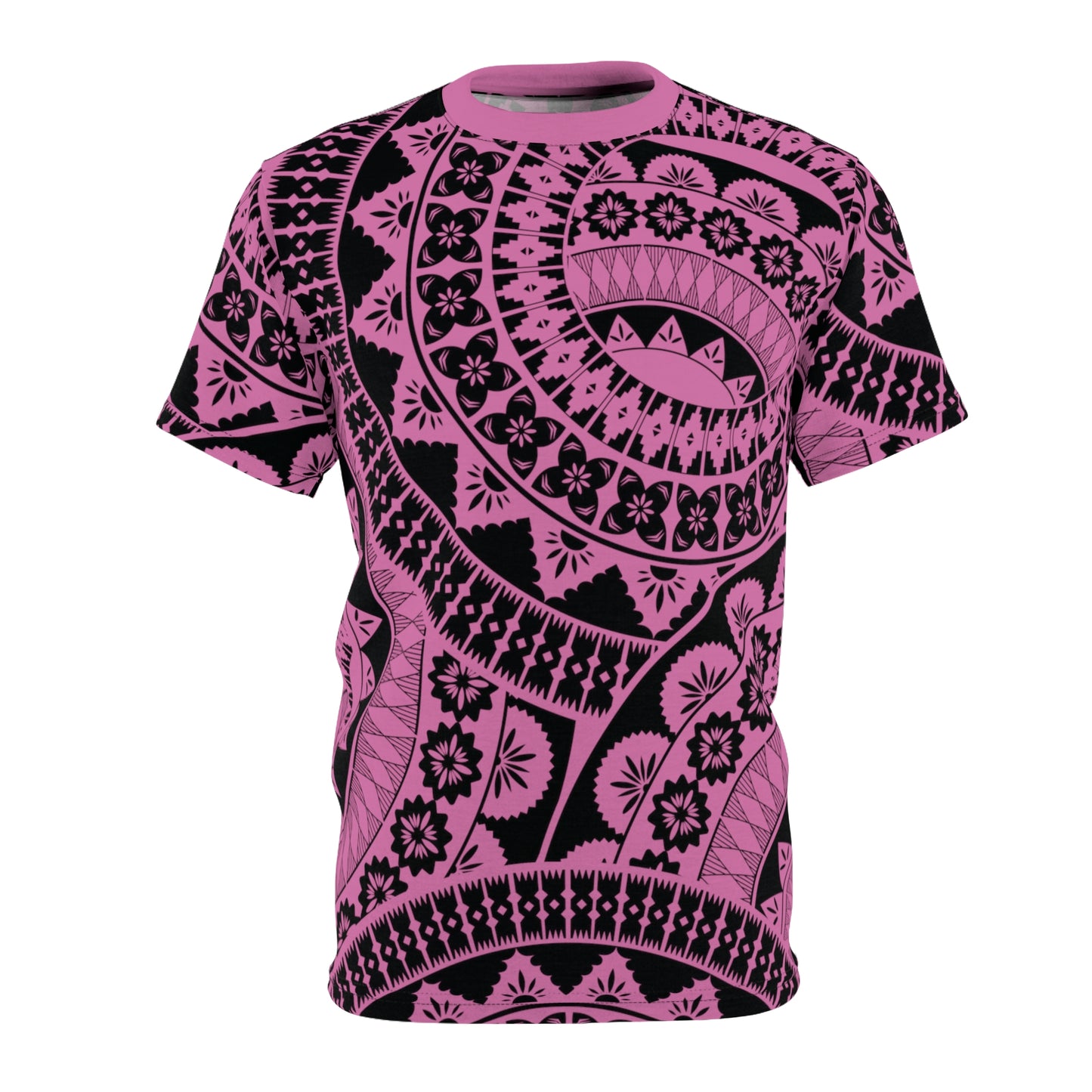 Fijian Masi seamless Pattern Unisex ALL OVER PRINT (AOP) design - Fuscia