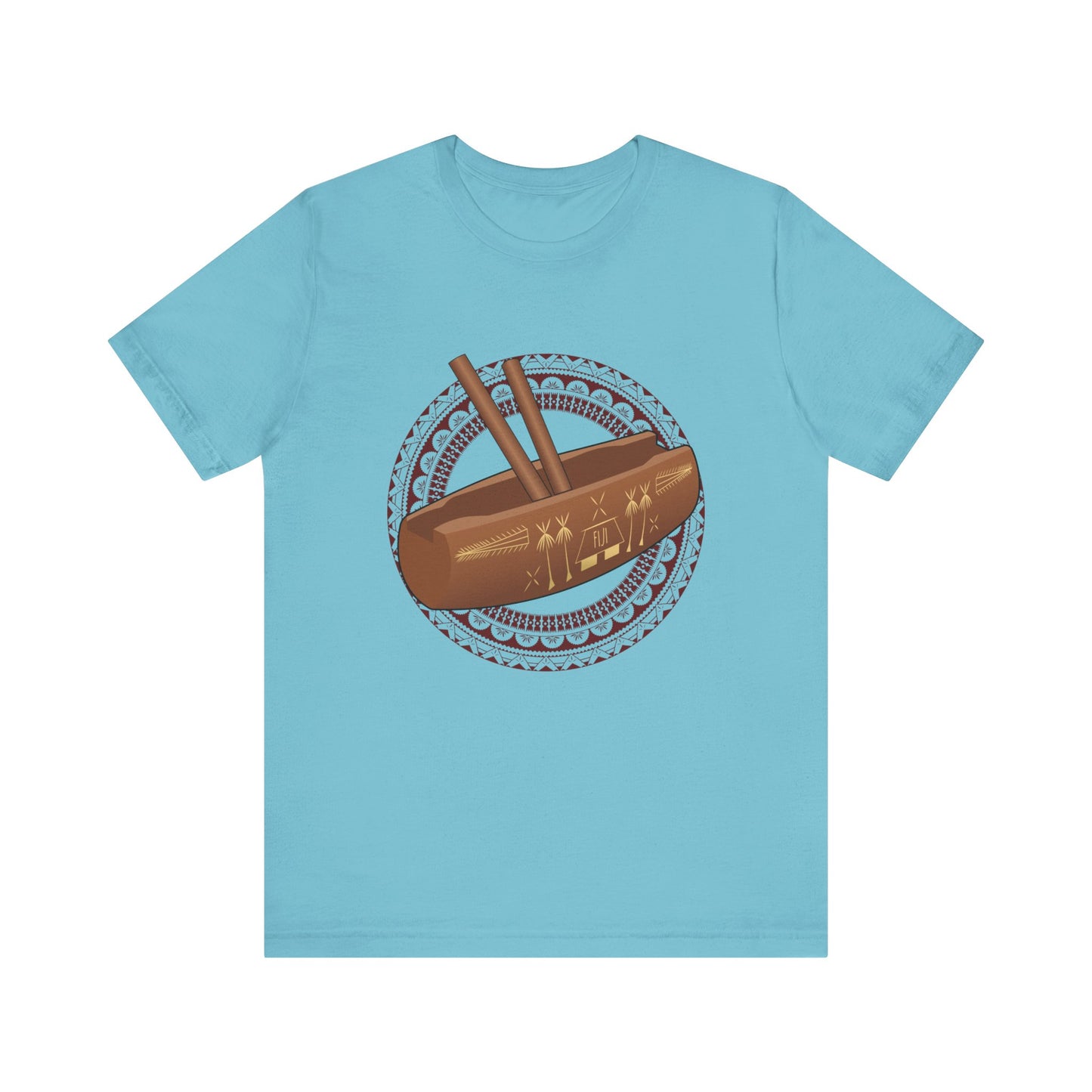 Fijian Lali Unisex T-Shirt (Fijian Drum)