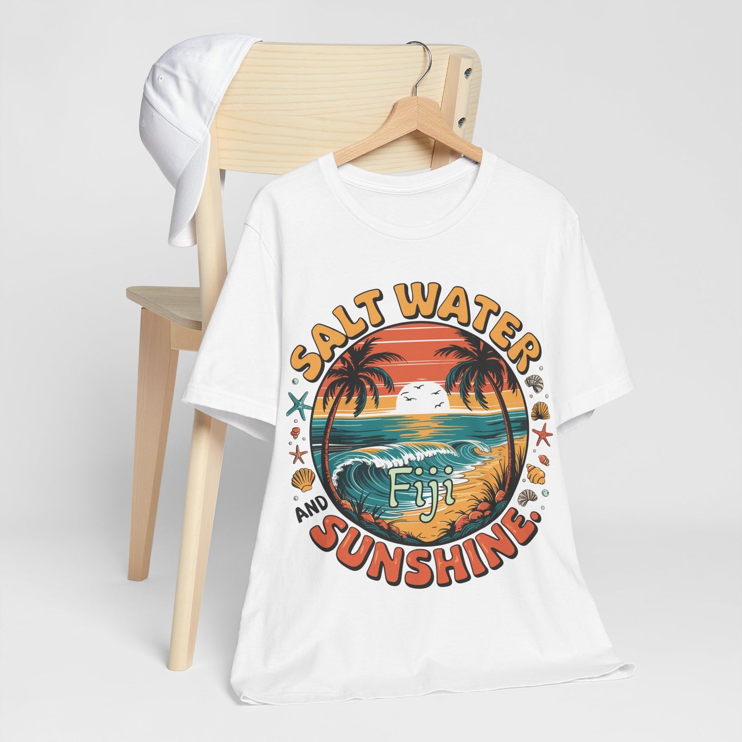 Fiji Vacay/Summer Vibes Unisex T-shirt. (Salt Water and Sunshine)