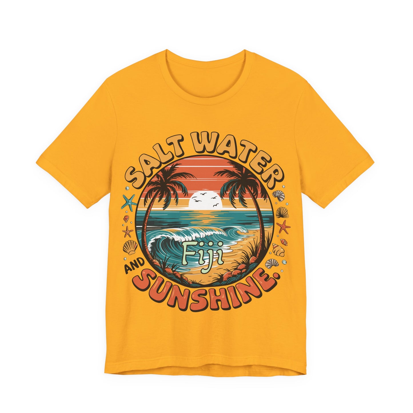 Fiji Vacay/Summer Vibes Unisex T-shirt. (Salt Water and Sunshine)
