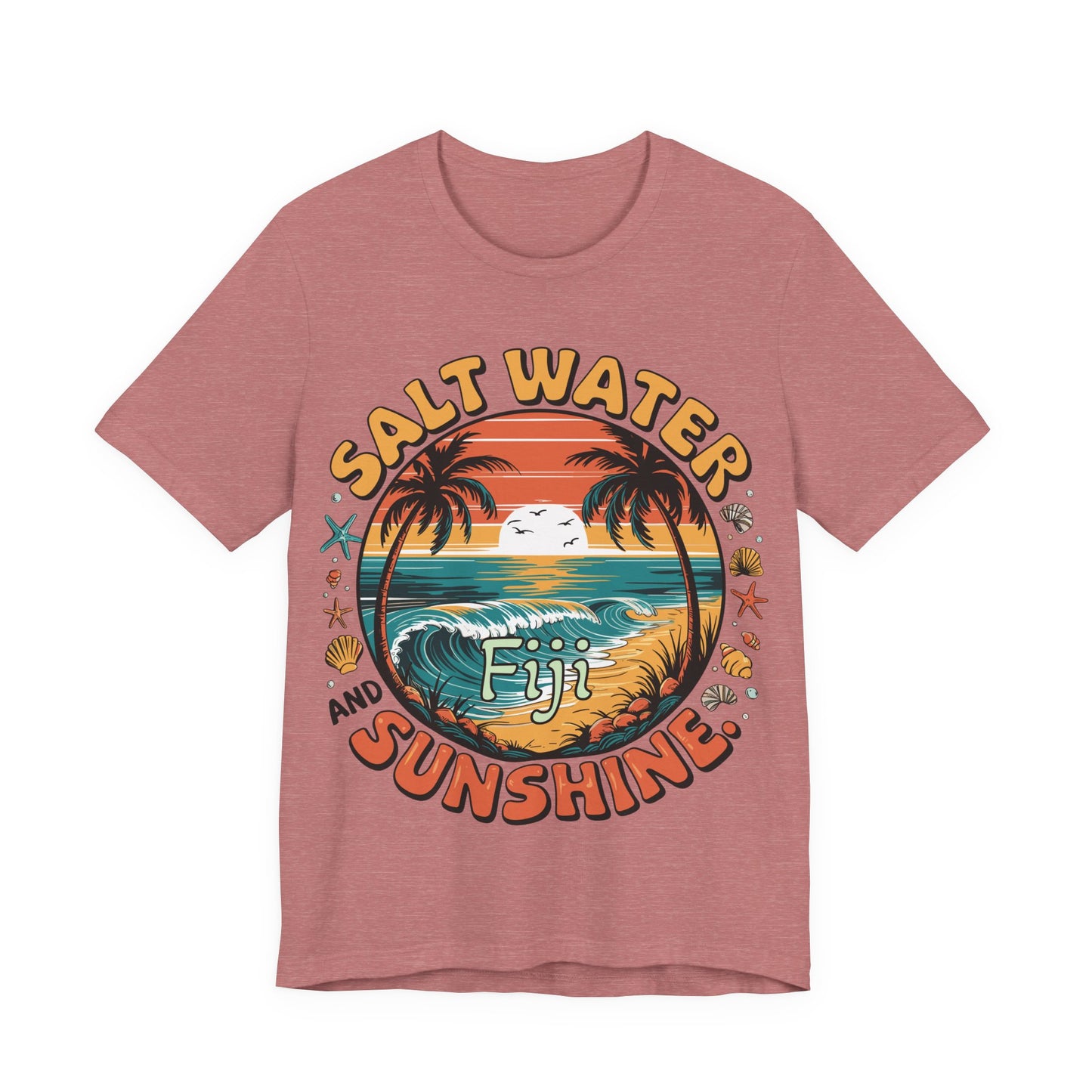 Fiji Vacay/Summer Vibes Unisex T-shirt. (Salt Water and Sunshine)