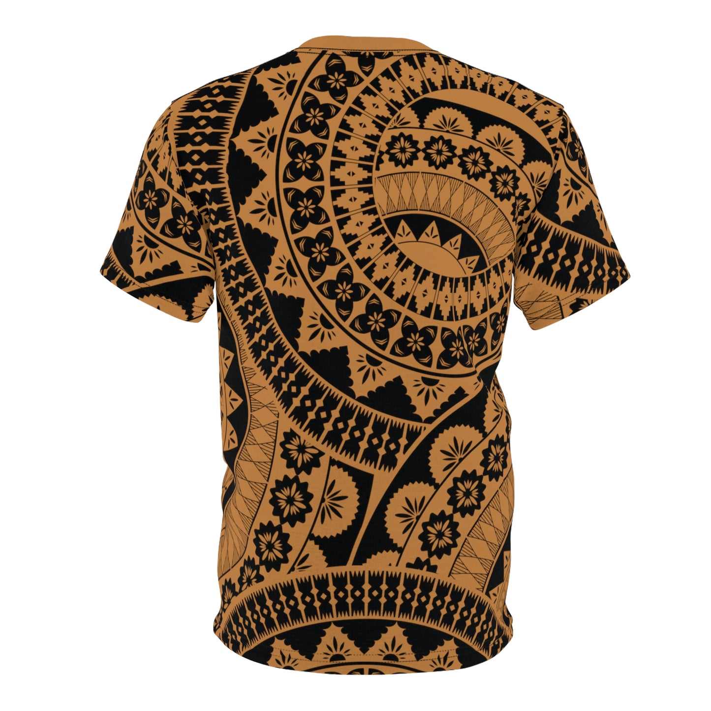 Fijian Masi seamless Pattern Unisex ALL OVER PRINT (AOP) design - Brown