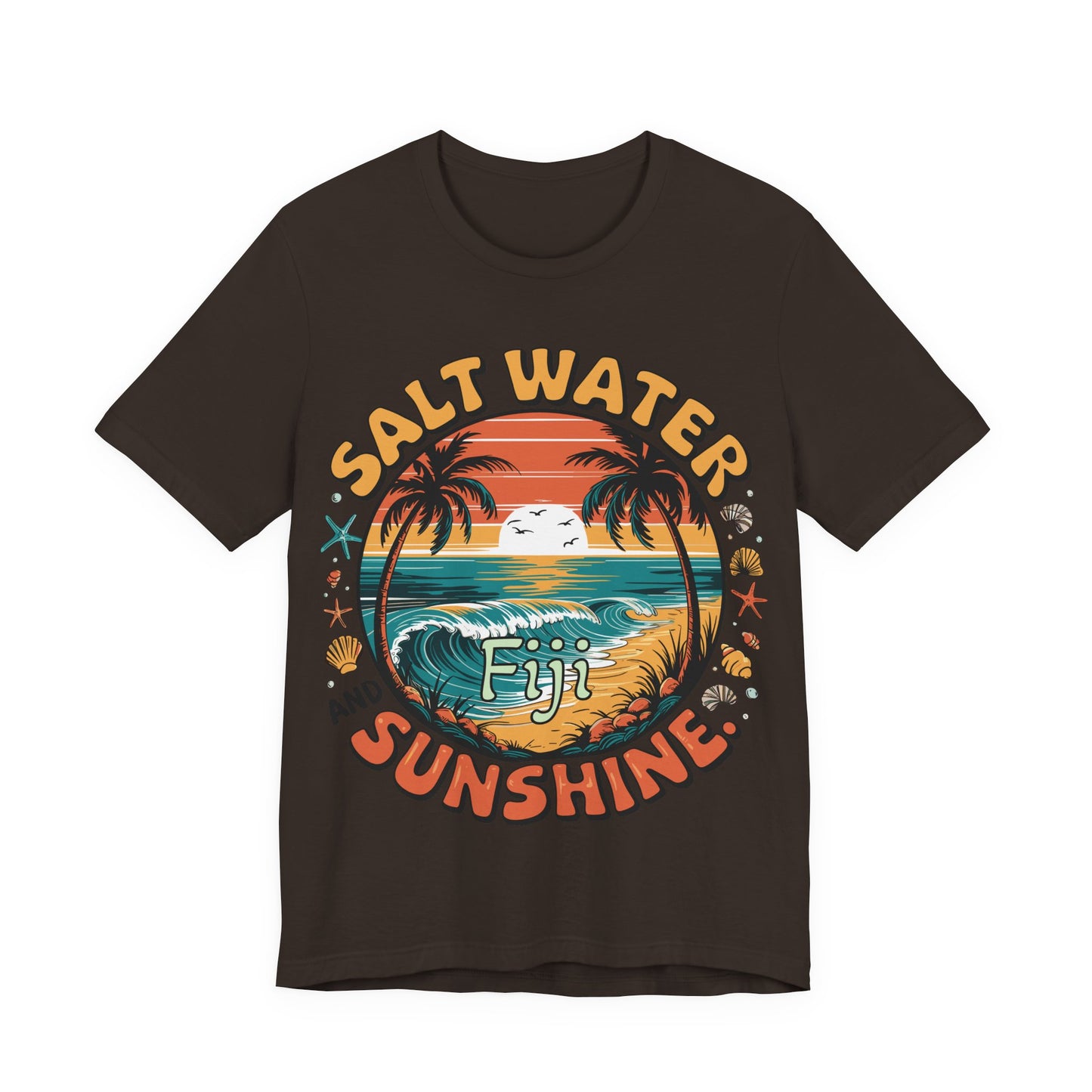Fiji Vacay/Summer Vibes Unisex T-shirt. (Salt Water and Sunshine)