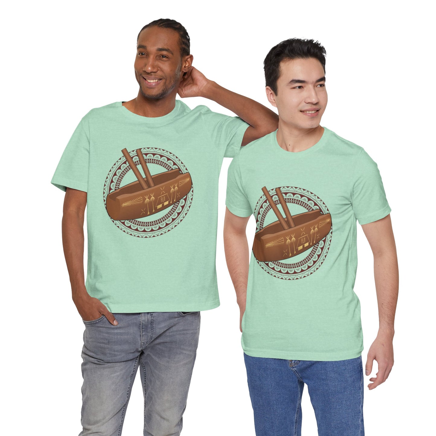 Fijian Lali Unisex T-Shirt (Fijian Drum)