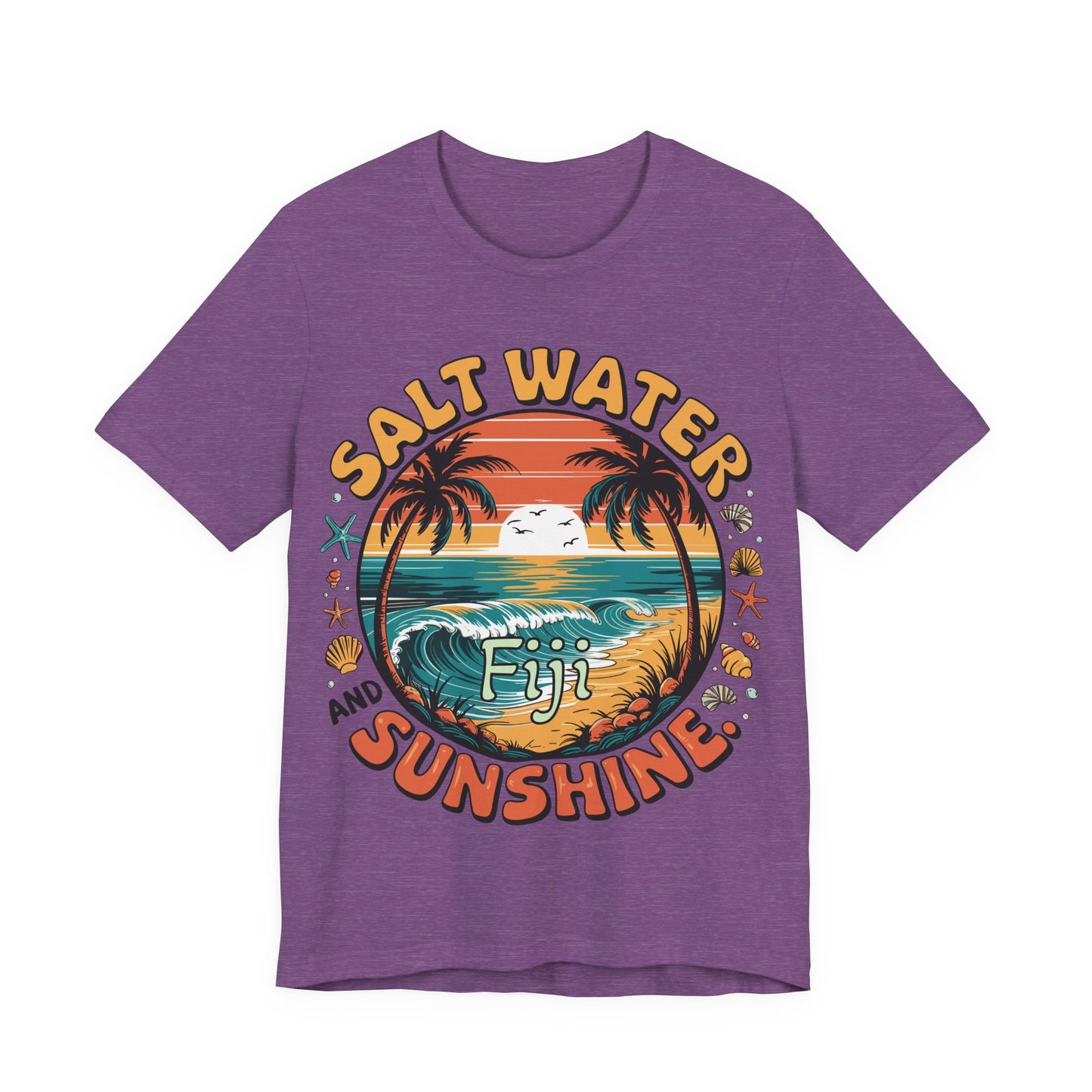 Fiji Vacay/Summer Vibes Unisex T-shirt. (Salt Water and Sunshine)