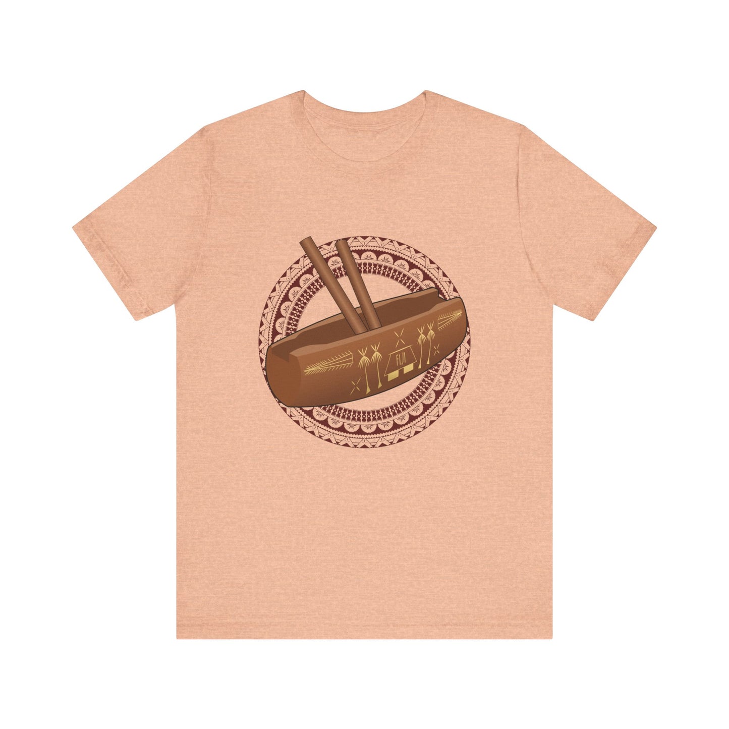 Fijian Lali Unisex T-Shirt (Fijian Drum)