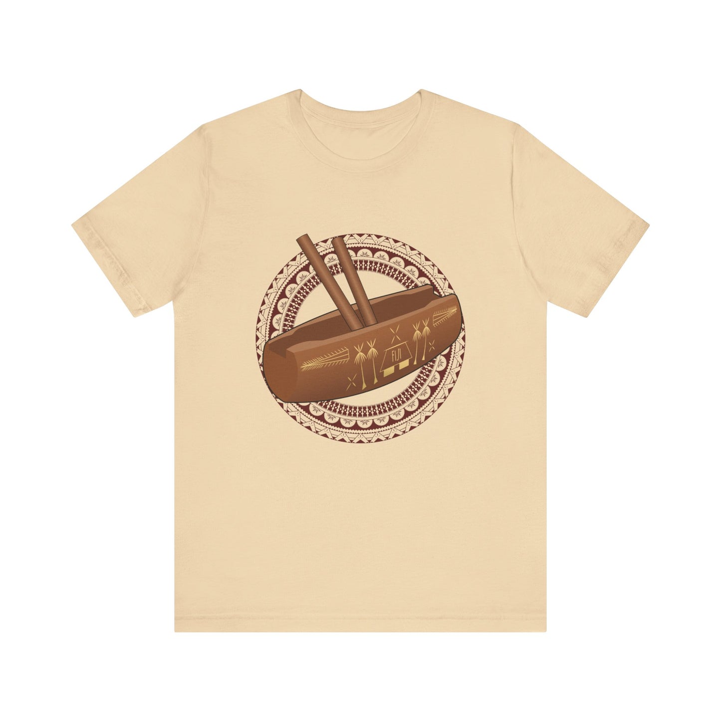 Fijian Lali Unisex T-Shirt (Fijian Drum)