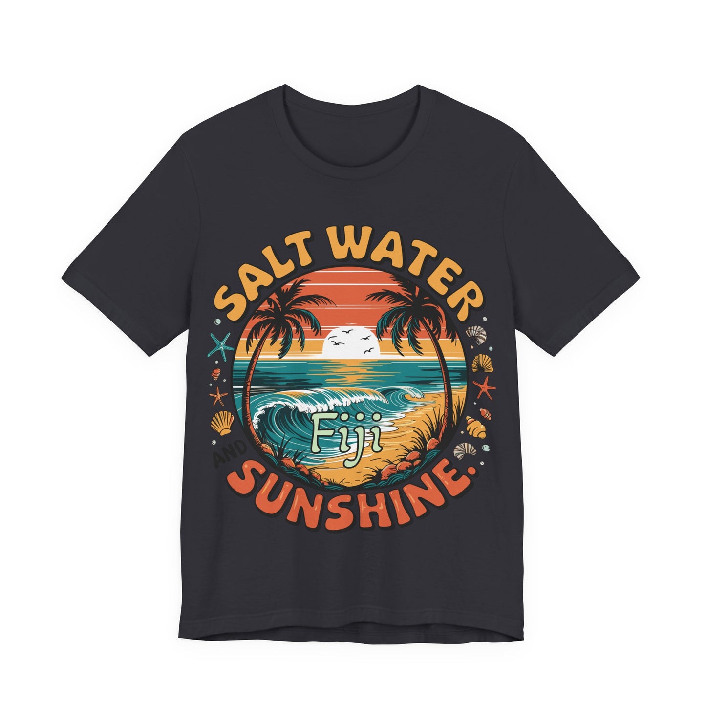 Fiji Vacay/Summer Vibes Unisex T-shirt. (Salt Water and Sunshine)