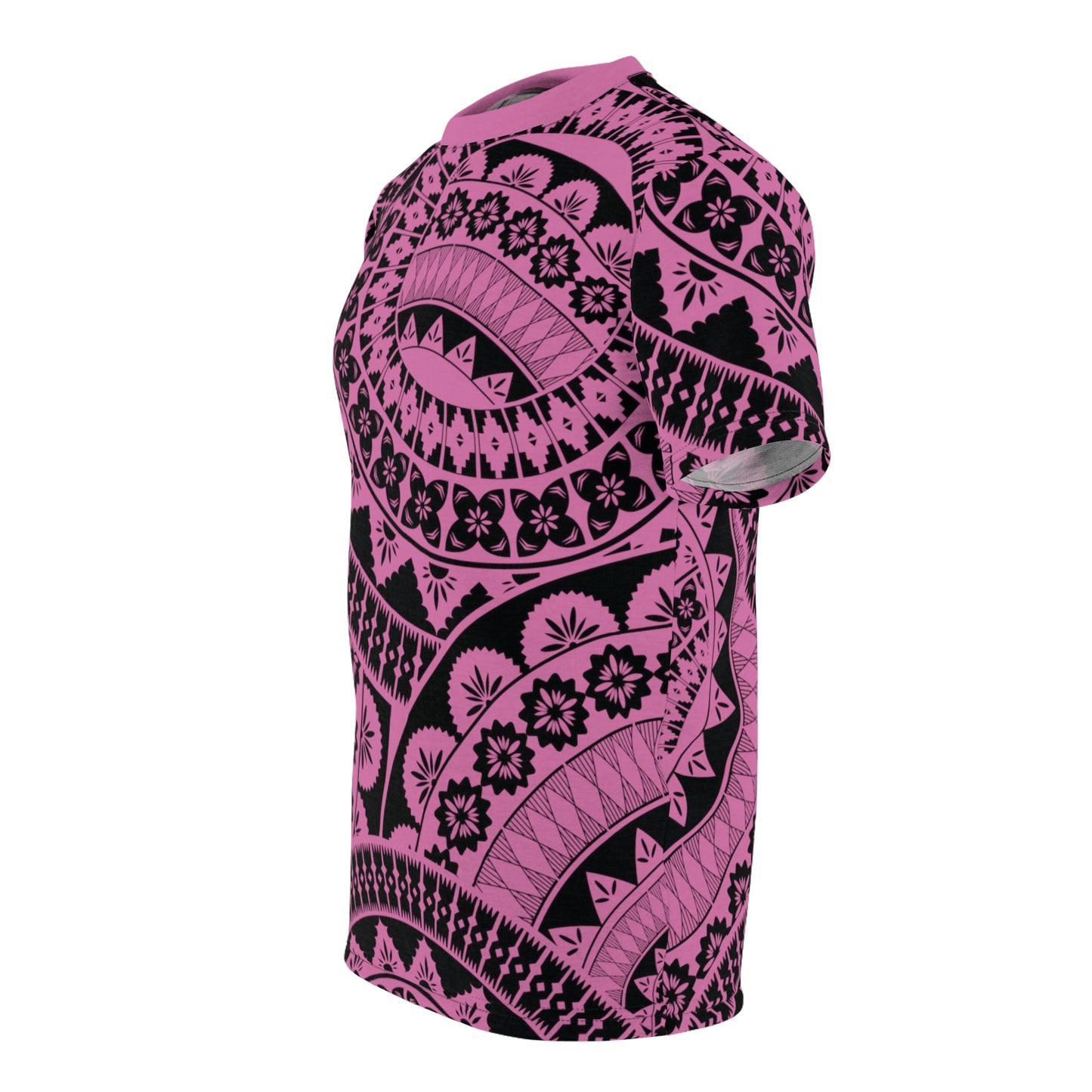 Fijian Masi seamless Pattern Unisex ALL OVER PRINT (AOP) design - Fuscia