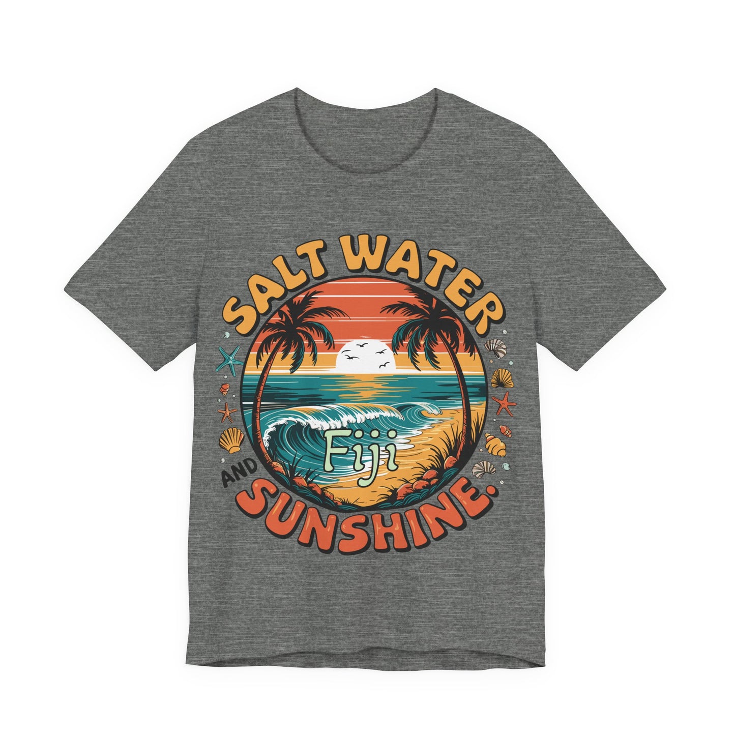 Fiji Vacay/Summer Vibes Unisex T-shirt. (Salt Water and Sunshine)