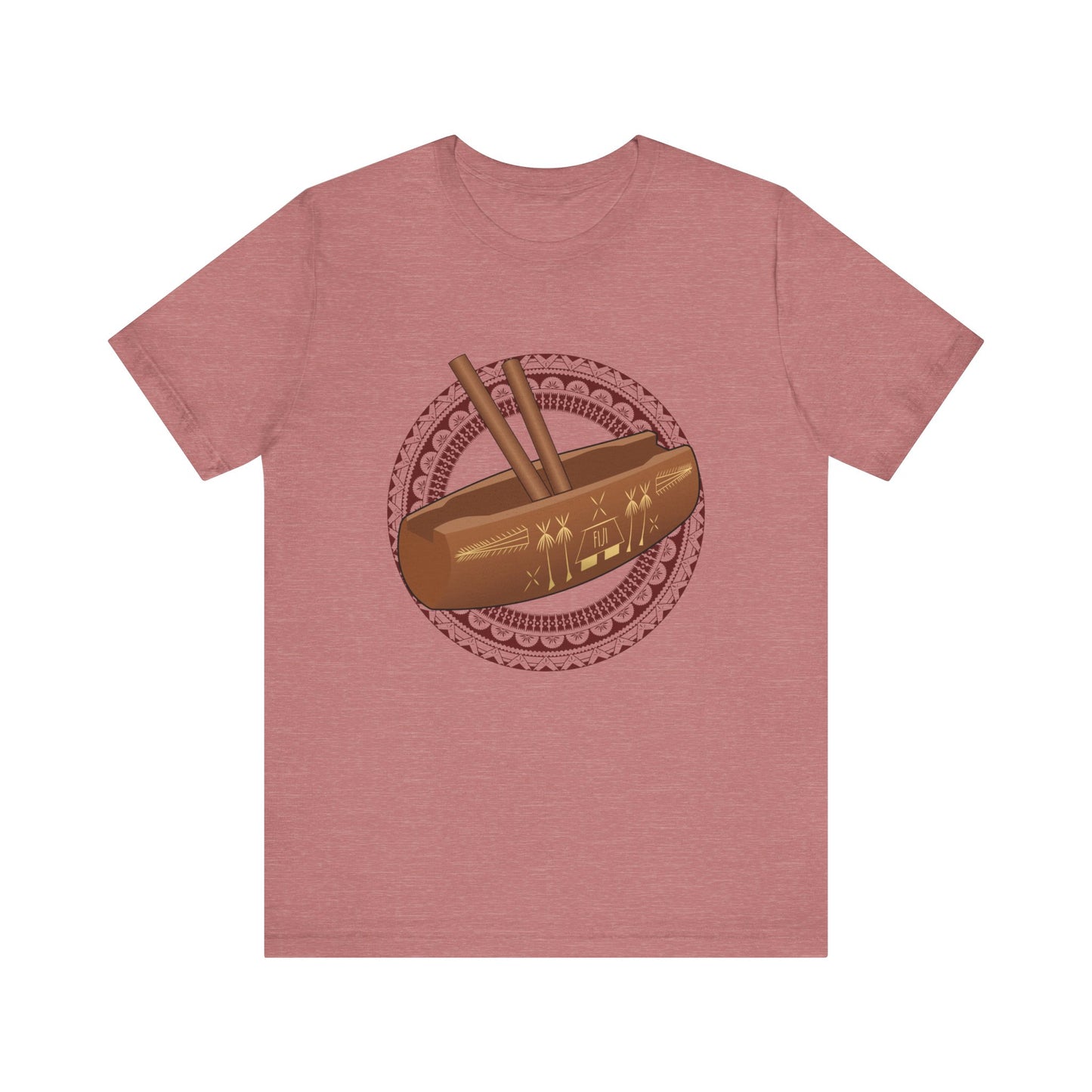 Fijian Lali Unisex T-Shirt (Fijian Drum)