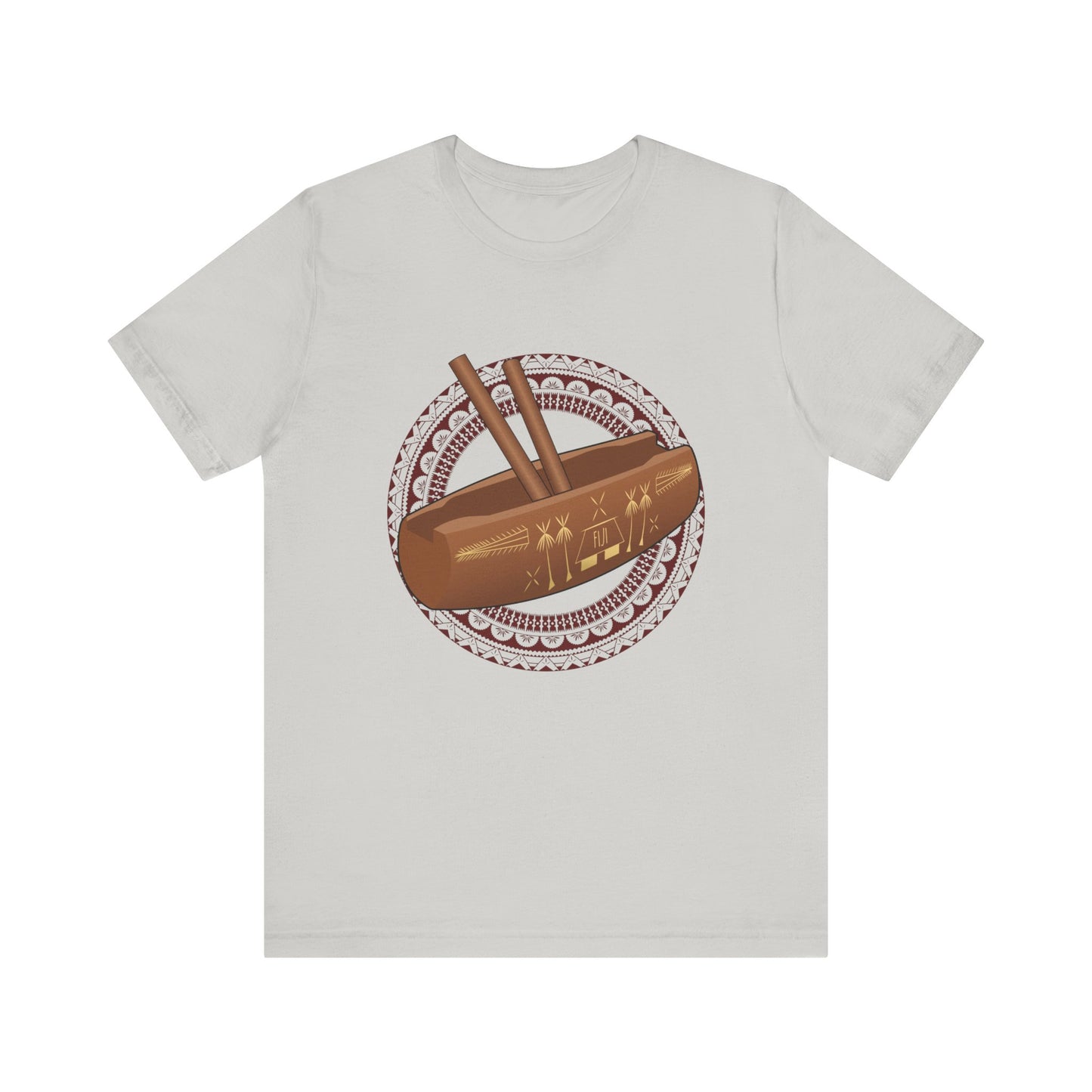 Fijian Lali Unisex T-Shirt (Fijian Drum)