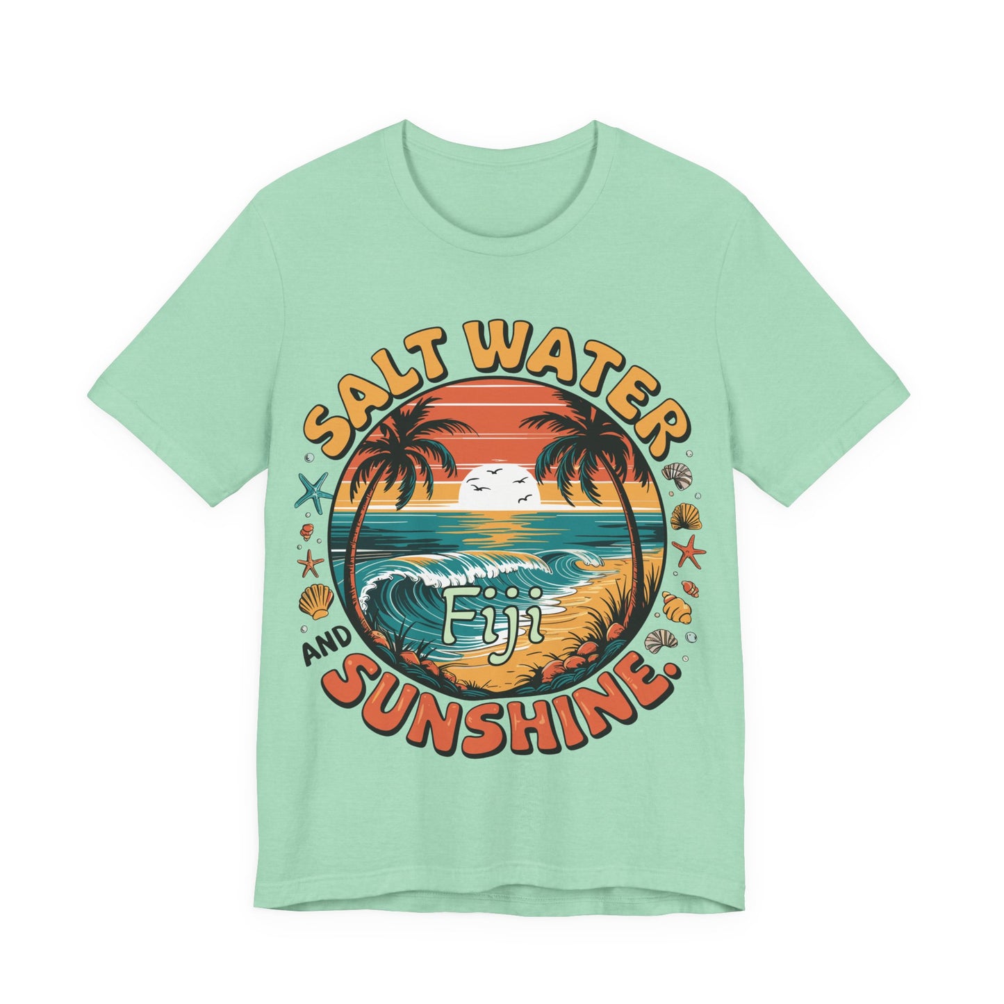 Fiji Vacay/Summer Vibes Unisex T-shirt. (Salt Water and Sunshine)